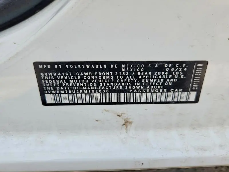 2024 VOLKSWAGEN JETTA S  