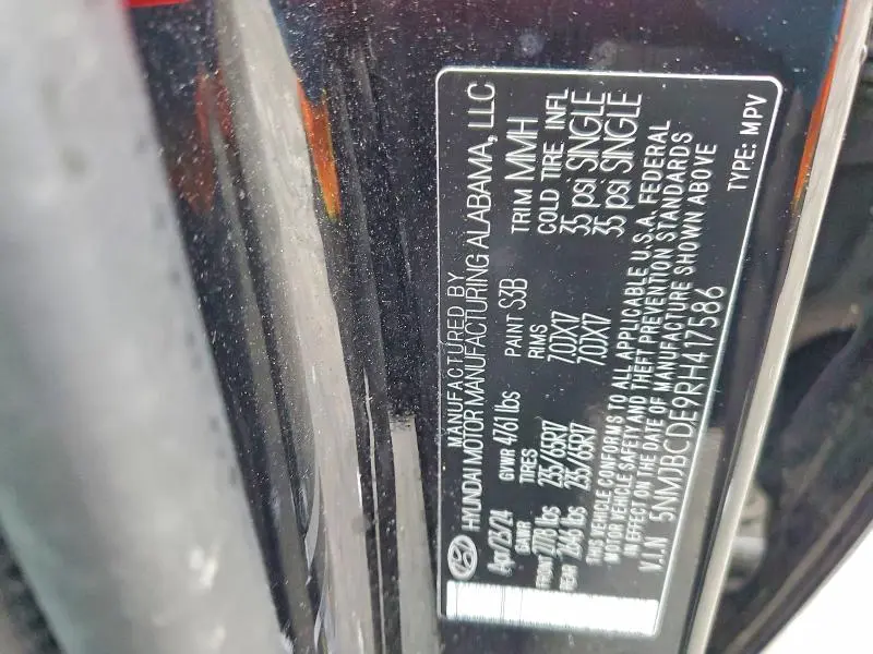 2024 HYUNDAI TUCSON SEL  