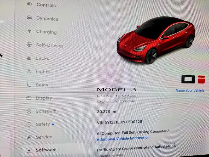 2020 TESLA MODEL 3   