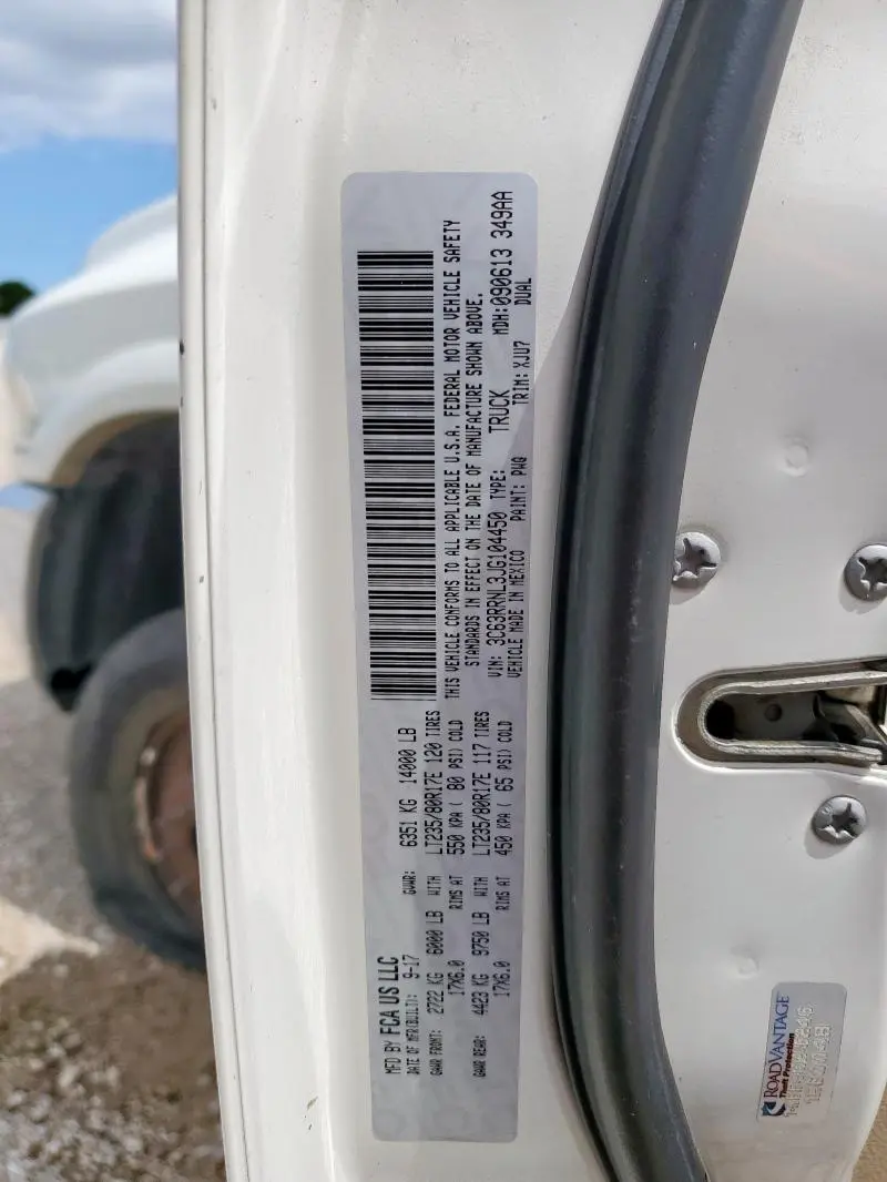 2018 RAM 3500 LONGHORN  