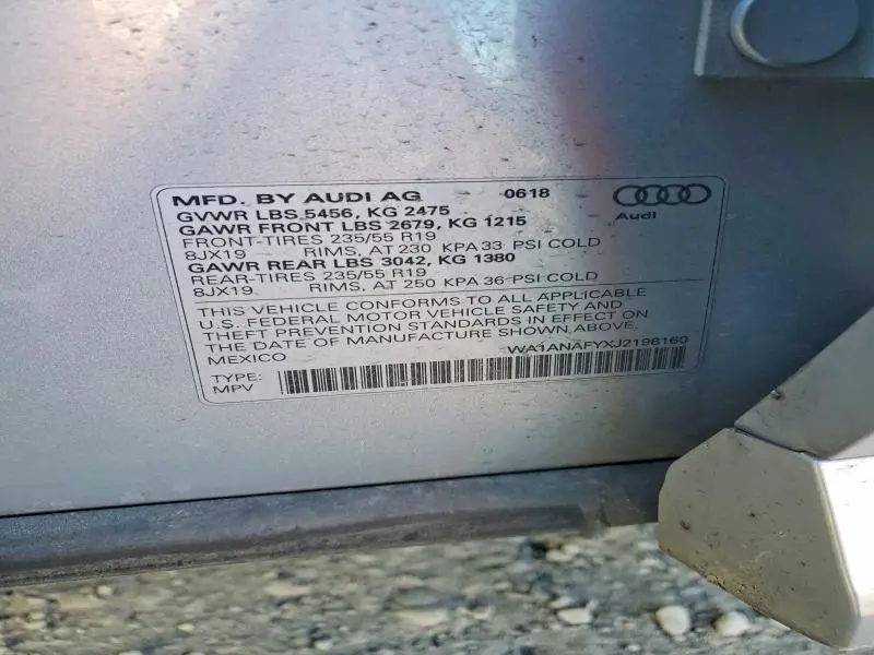 2018 AUDI Q5 PREMIUM  