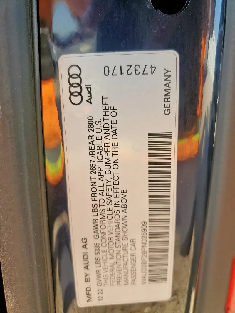 2023 AUDI A6 PREMIUM  