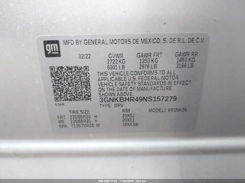 2022 CHEVROLET BLAZER AWD 2LT