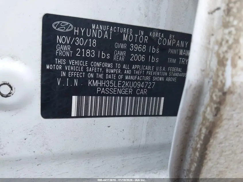 2019 HYUNDAI ELANTRA GT  