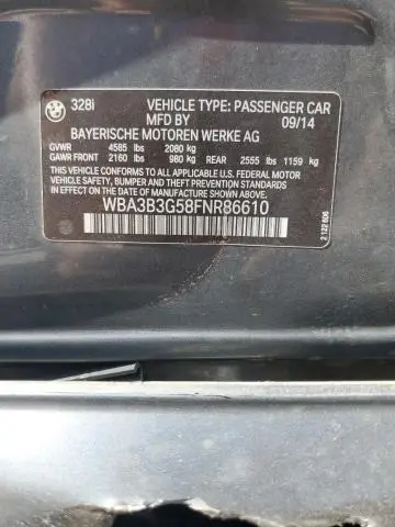 2015 BMW 328 XI  