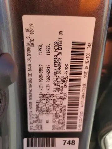 2019 TOYOTA TACOMA DOUBLE CAB  