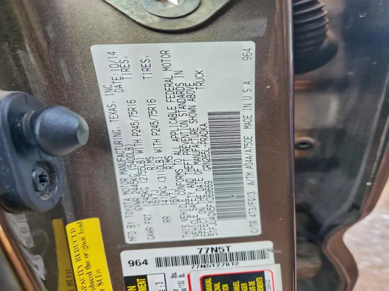 2015 TOYOTA TACOMA DOUBLE CAB PRERUNNER  