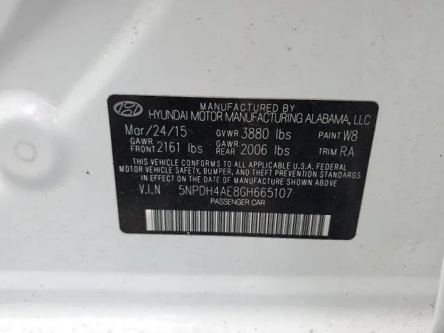 2016 HYUNDAI ELANTRA SE