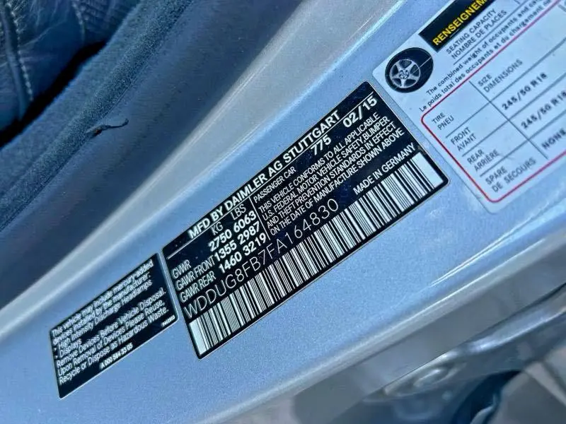 2015 MERCEDES-BENZ S 550 4MATIC  