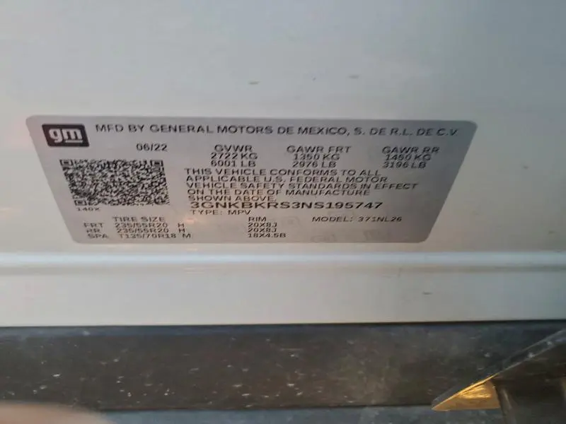 2022 CHEVROLET BLAZER RS  