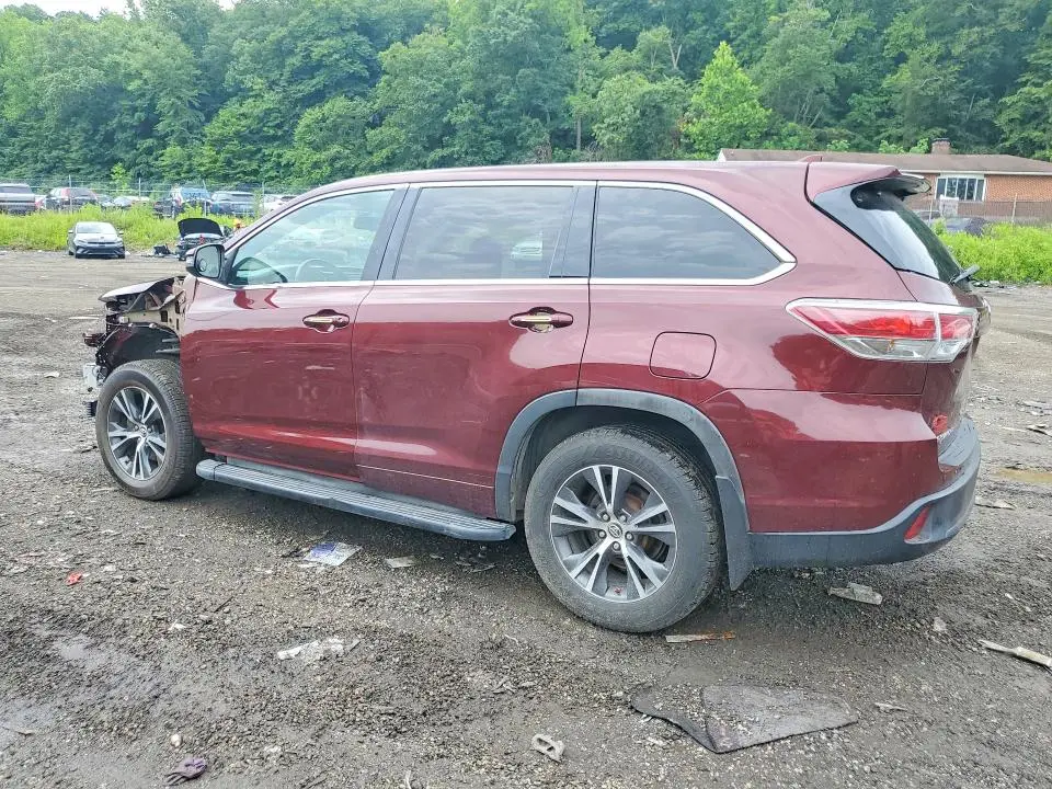 2016 TOYOTA HIGHLANDER XLE  