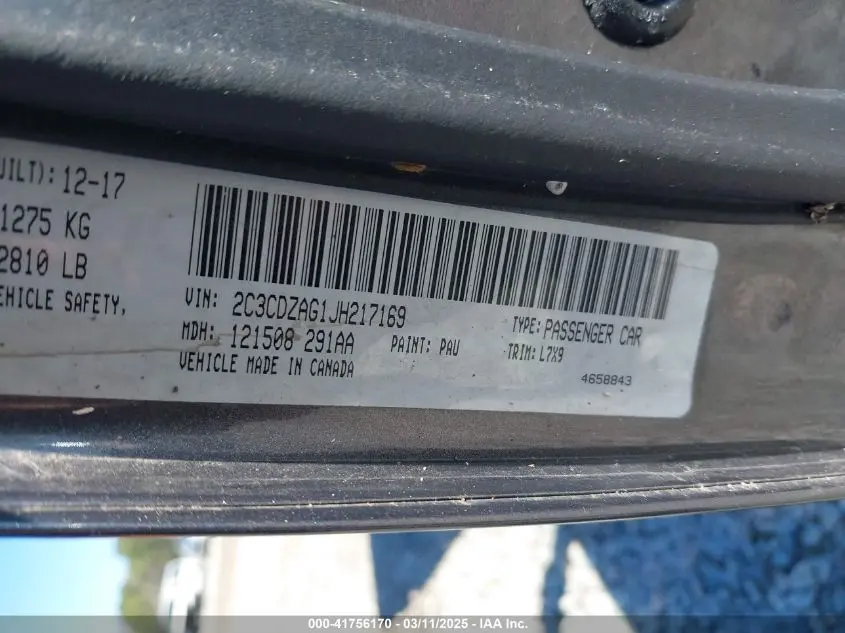 2018 DODGE CHALLENGER SXT