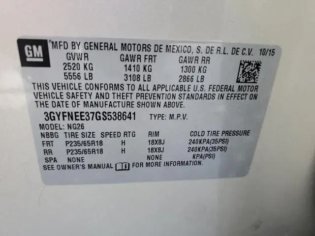 2016 CADILLAC SRX LUXURY COLLECTION  