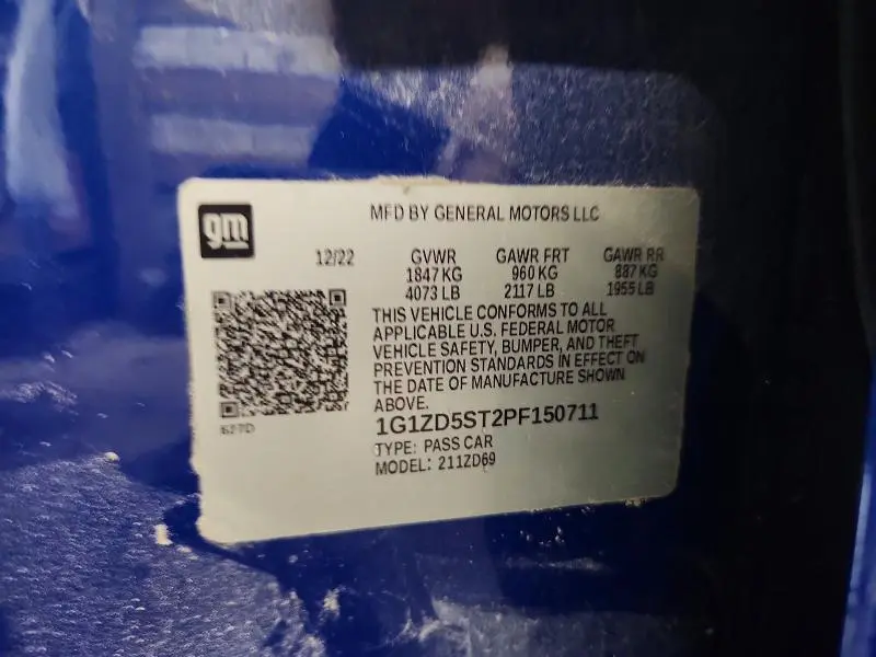2023 CHEVROLET MALIBU LT  