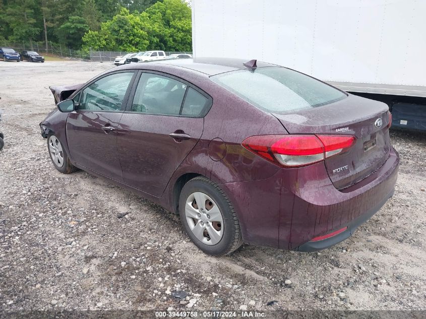 2018 KIA FORTE LX