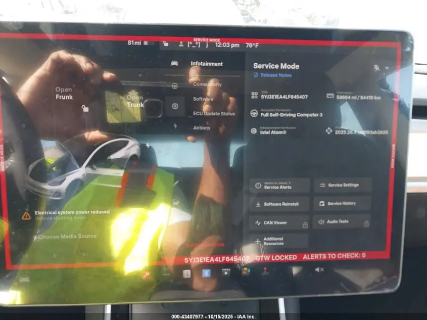 2020 TESLA MODEL 3 STANDARD RANGE PLUS REAR-WHEEL DRIVE/STANDARD RANGE REAR-WHEEL DRIVE