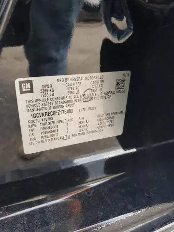 2015 CHEVROLET SILVERADO K1500 LT  