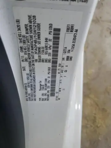 2016 FORD FIESTA SE  