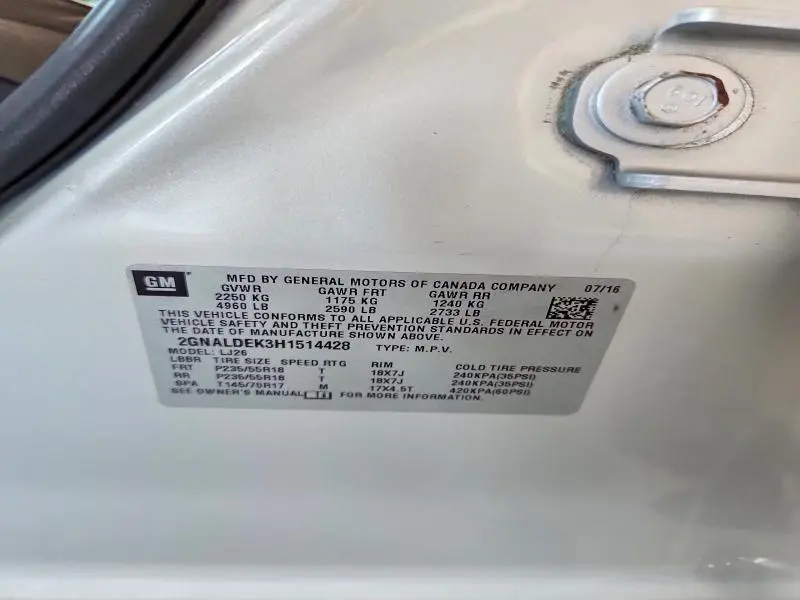 2017 CHEVROLET EQUINOX PREMIER  