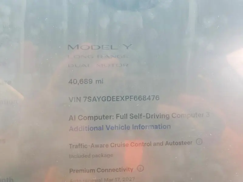 2023 TESLA MODEL Y   