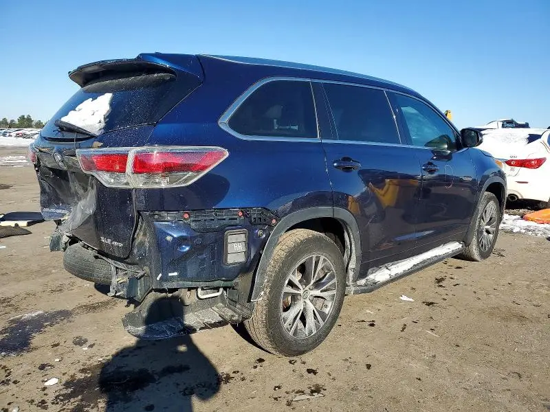 2016 TOYOTA HIGHLANDER XLE  