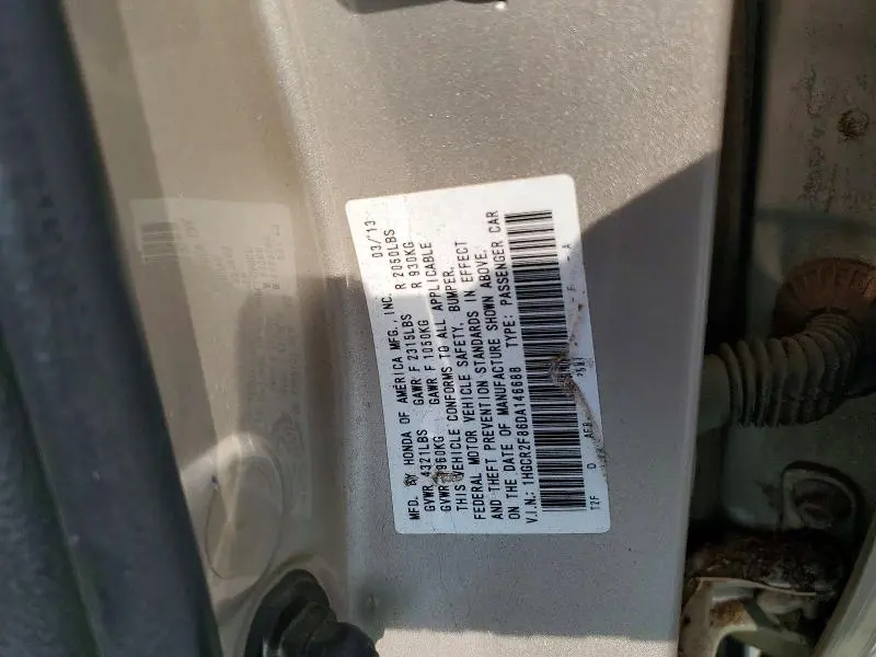 2013 HONDA ACCORD EXL  
