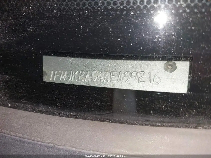 2010 FORD EXPEDITION EL LIMITED