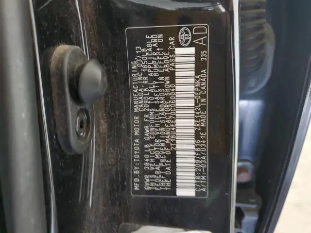 2013 TOYOTA COROLLA BASE  
