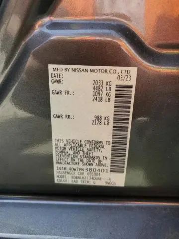 2023 NISSAN ALTIMA SV