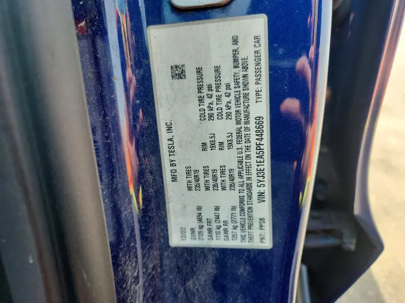 2023 TESLA MODEL 3   