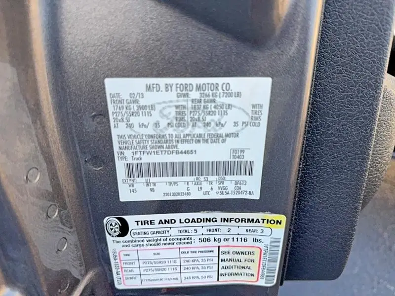 2013 FORD F150 SUPERCREW  