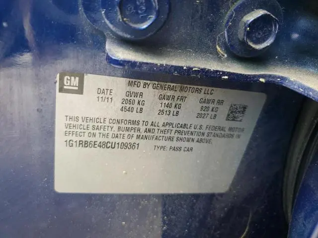 2012 CHEVROLET VOLT   