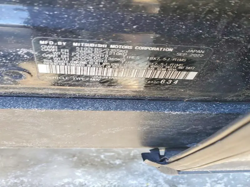 2023 MITSUBISHI OUTLANDER ES  