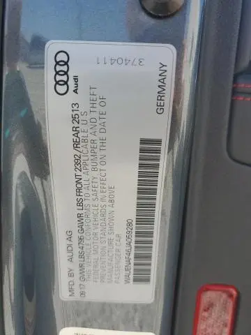 2018 AUDI A4 PREMIUM PLUS  