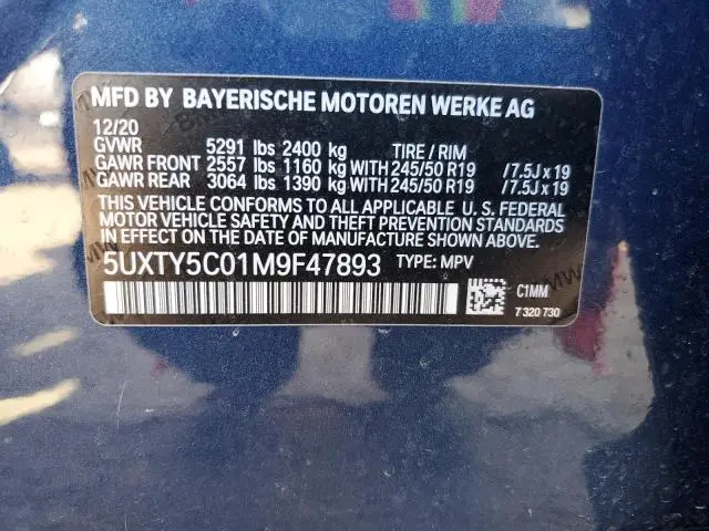 2021 BMW X3 XDRIVE30I  