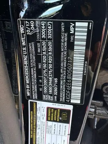 2018 MERCEDES-BENZ GLS 450 4MATIC  