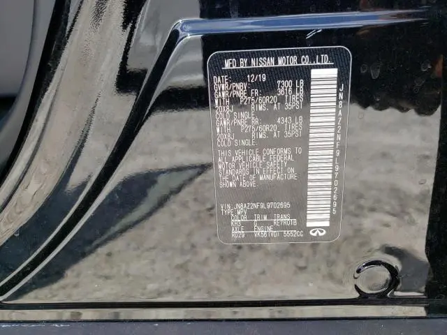2020 INFINITI QX80 LUXE  
