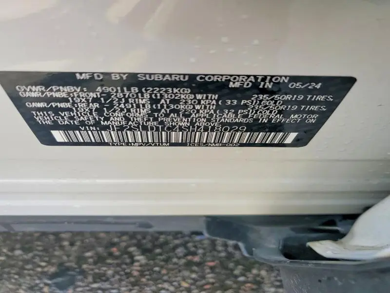 2025 SUBARU FORESTER TOURING  