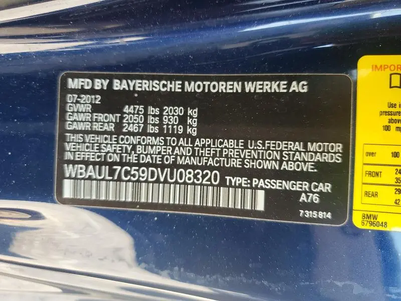 2013 BMW 128 I  