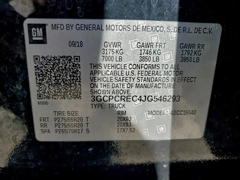 2018 CHEVROLET SILVERADO C1500 LT  