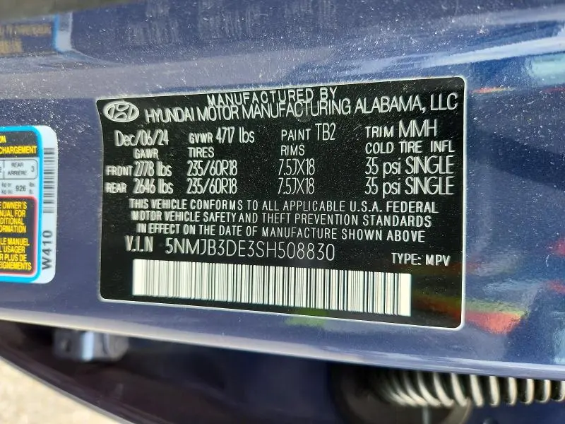 2025 HYUNDAI TUCSON SEL  