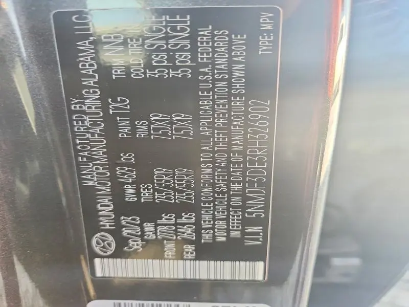 2024 HYUNDAI TUCSON SEL  