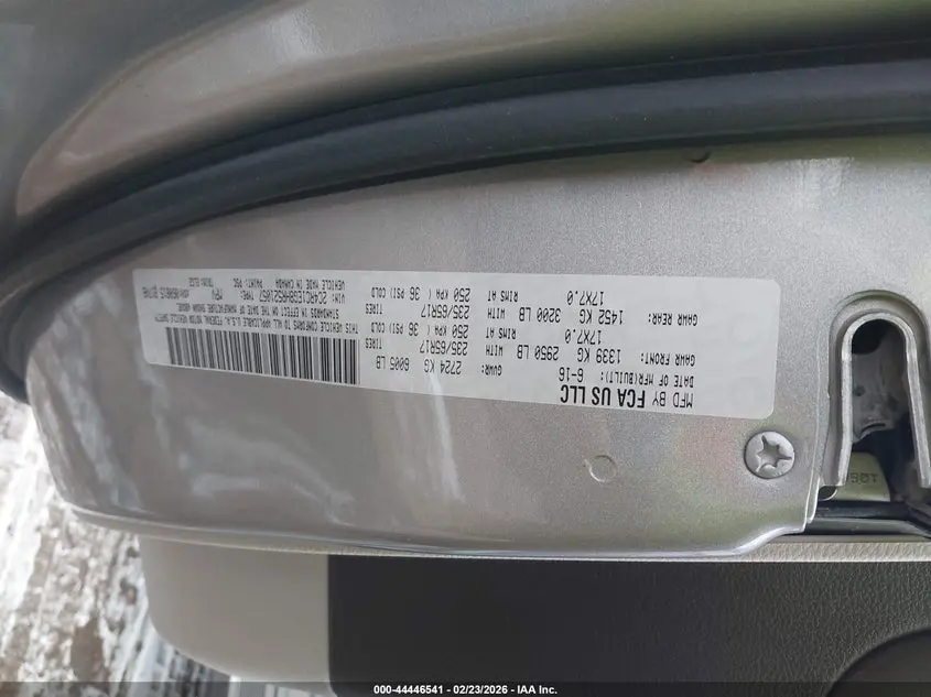 2017 CHRYSLER PACIFICA TOURING-L PLUS