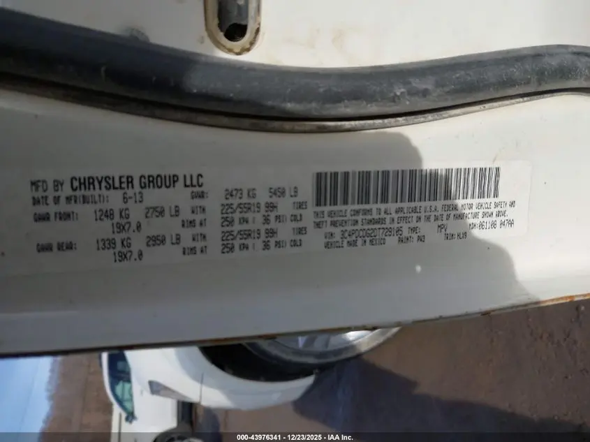 2013 DODGE JOURNEY CREW