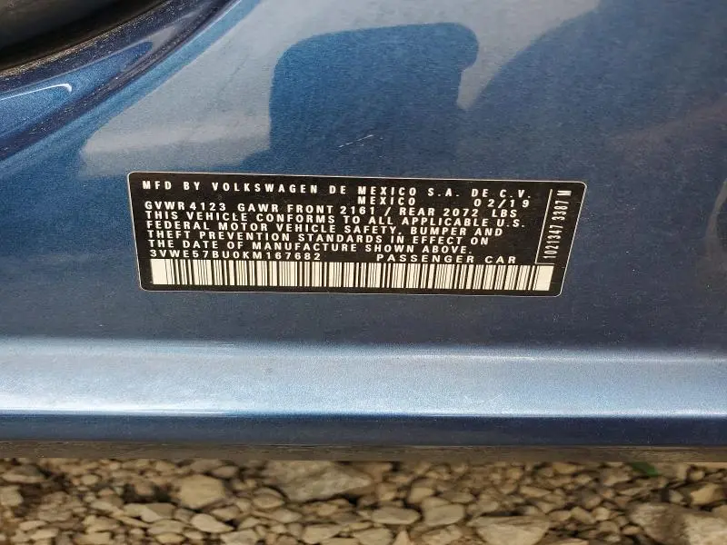 2019 VOLKSWAGEN JETTA SEL  