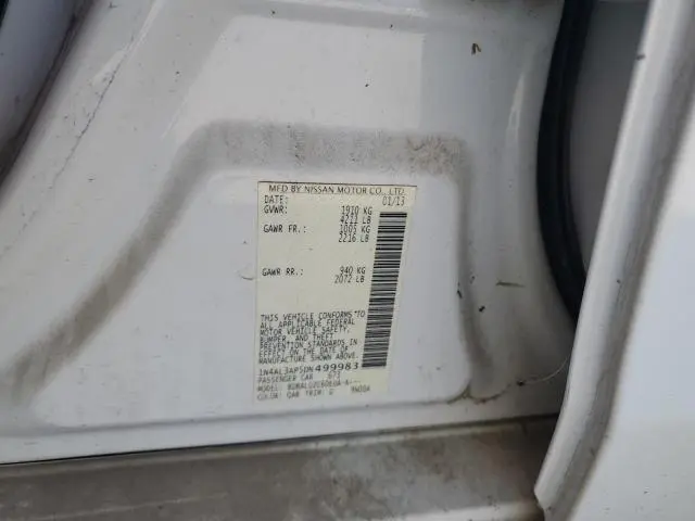 2013 NISSAN ALTIMA 2.5  