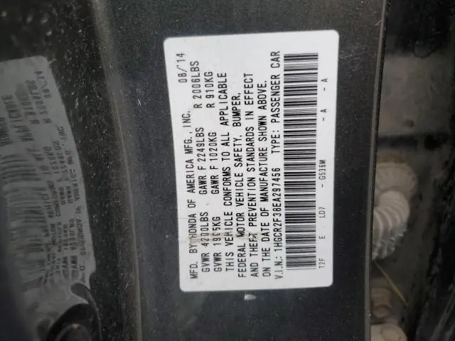 2014 HONDA ACCORD LX  