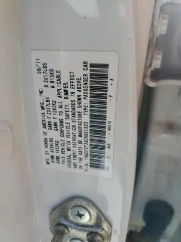 2012 HONDA ACCORD LX