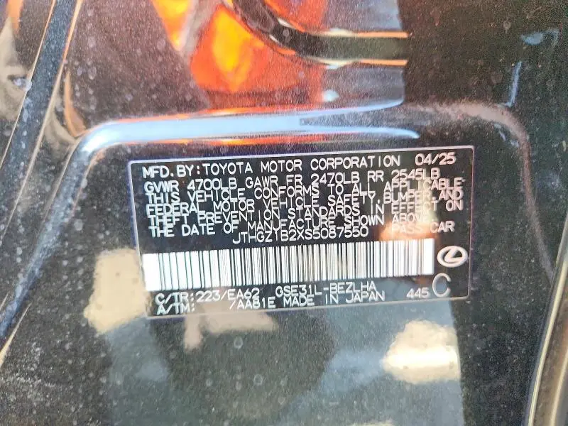 2025 LEXUS IS 350 F SPORT  
