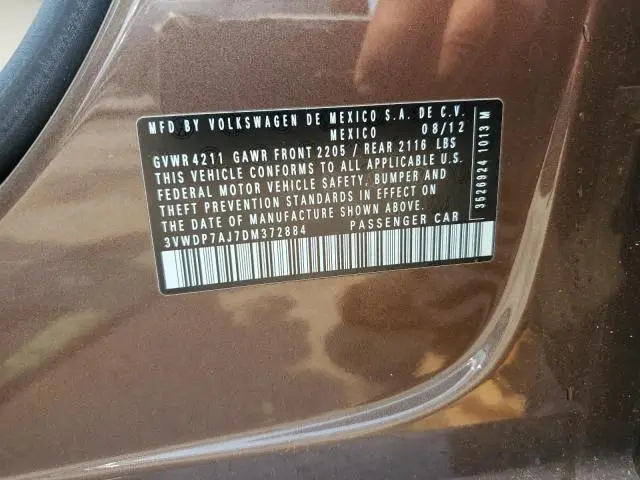 2013 VOLKSWAGEN JETTA SE  